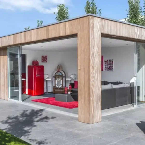 Azuralux zwembadrealisatie realisatie bijgebouw/poolhouse